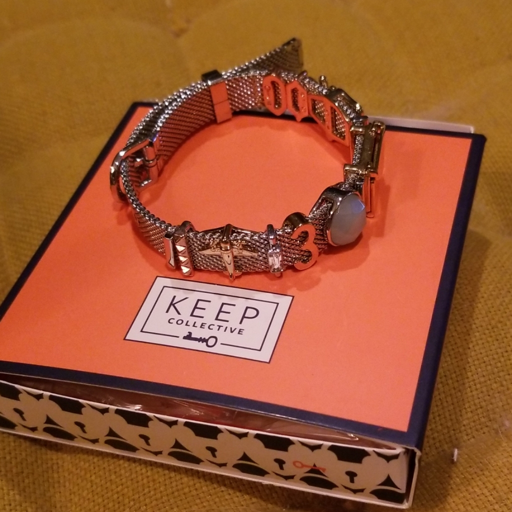 Finalkeep Collective Mesh Bracelet Loads Of Charms 40$